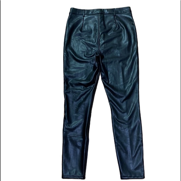 Miss Selfridge Faux Leather Leggings - Picture 5 of 6